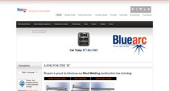 Desktop Screenshot of bluearcstudwelding.com